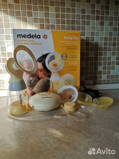 Молокоотсос medela swing flex электрический