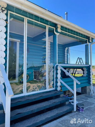 Мягкие окна для беседки