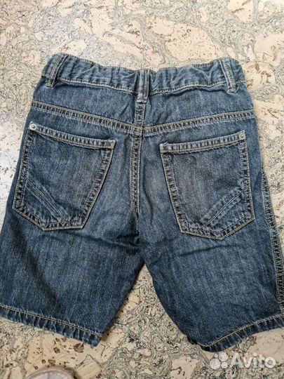 Джинсовые шорты 110 см