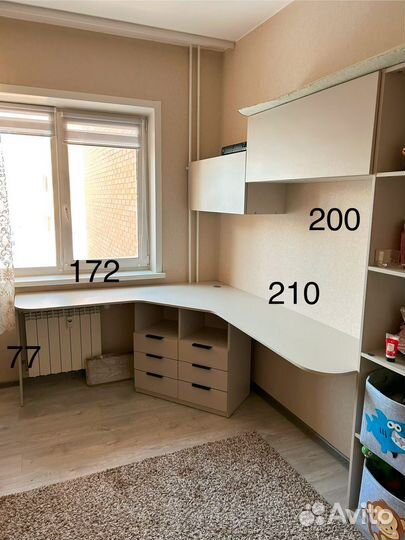 Рабочий стол для школьника для двоих