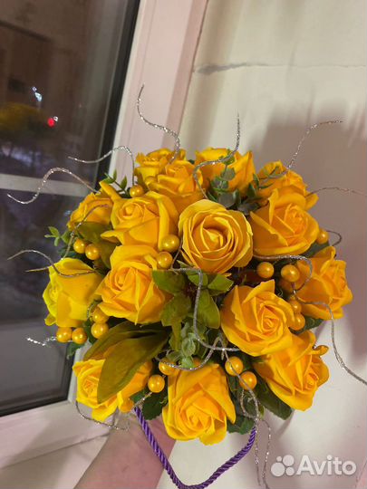 Композиции из мыла розы