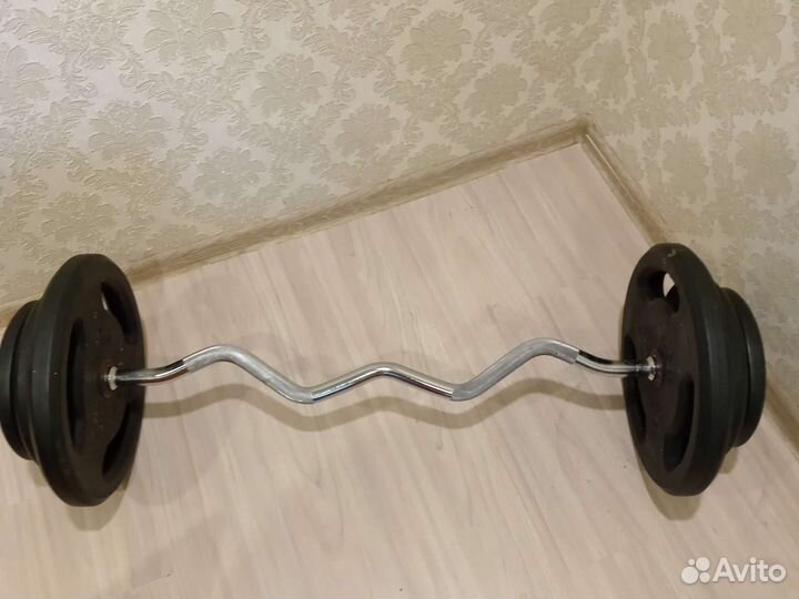 Штанга гриф блины,купили и никто не ползовался
