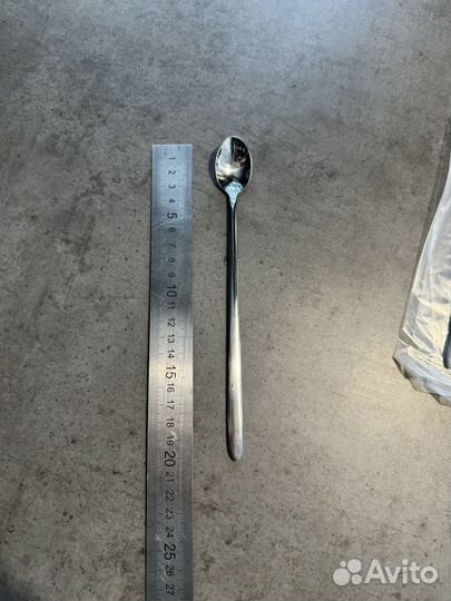 Ложка длинная «Аляска» Luxstahl для мороженого