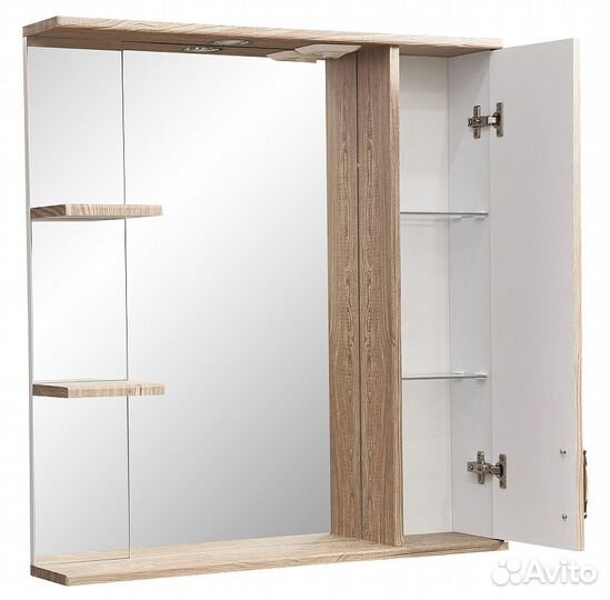 Зеркало-шкаф Stella Polar Кармела 75/С, карпатска