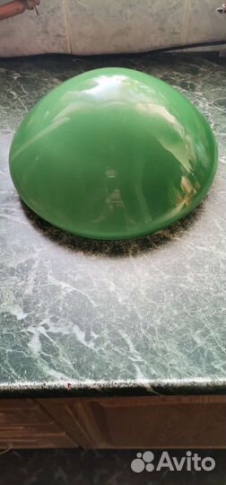 Зелёный плафон для сталинской лампы