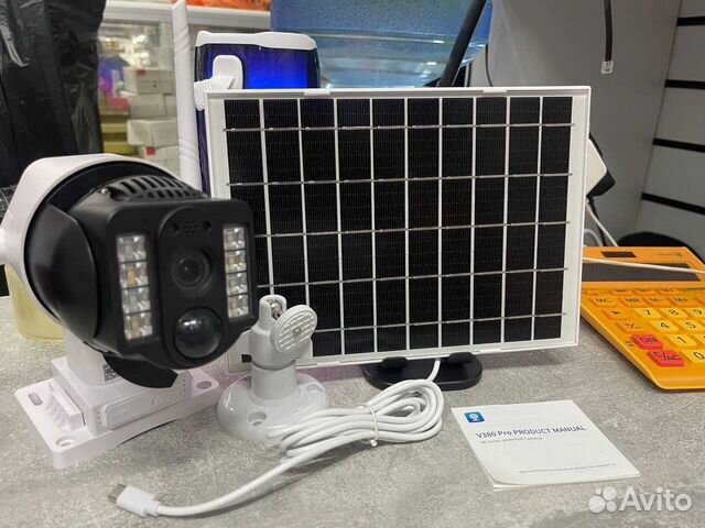 Солнечная батарея камера видеонаблюдения 4g сим