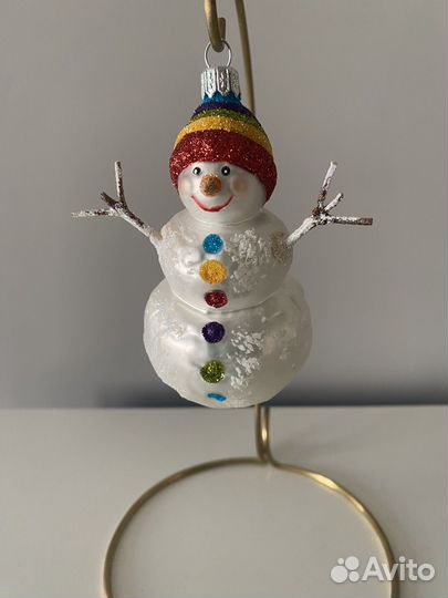 Елочная игрушка Снеговик