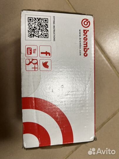 Передние колодки brembo toyota prado 120