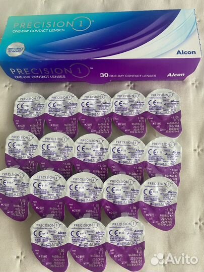 Линзы контактные однодневные 1.5