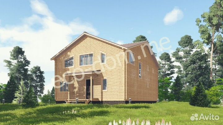 Проект элитного дома из бруса 12х9 № эд-100