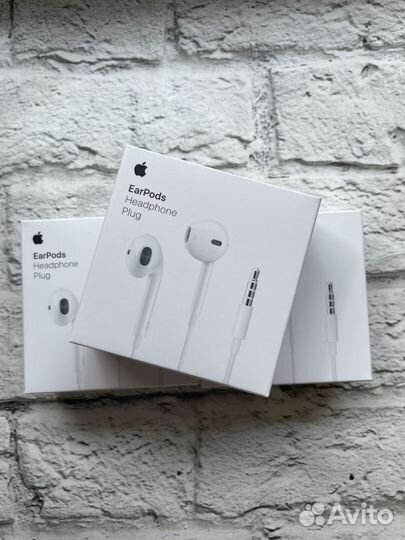 Проводные наушники EarPods 3.5 jack (оригинал)