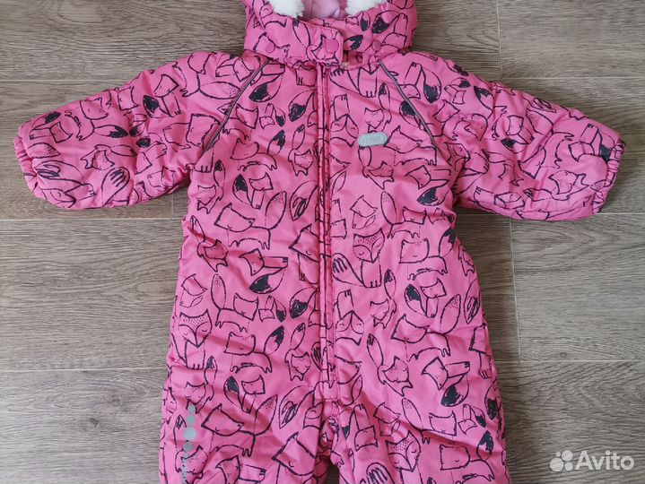 Зимний комбинезон на девочку 80