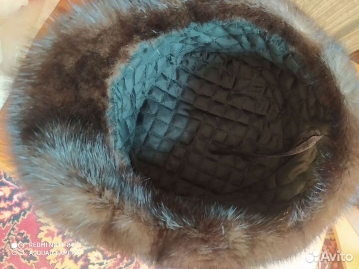 Норковая шапка мужская новая торг