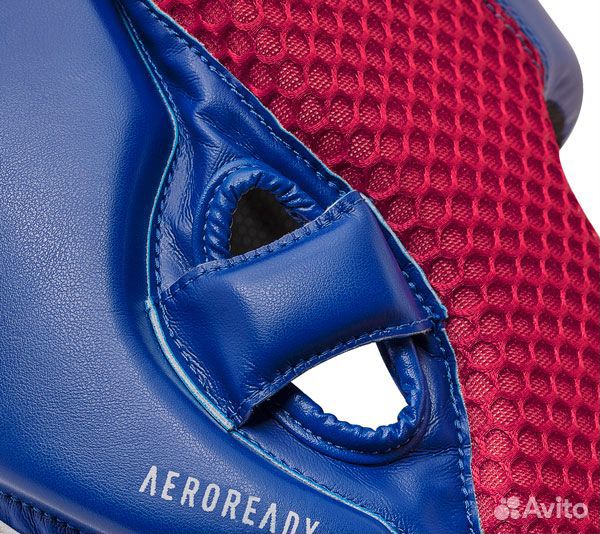 Шлем боксерский hybrid 150 headgear сине-красный A