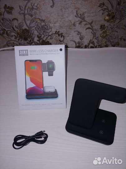 Беспроводная зарядная док-станция 15 Вт Qi