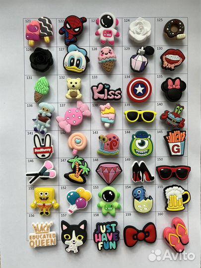 Jibbitz для crocs