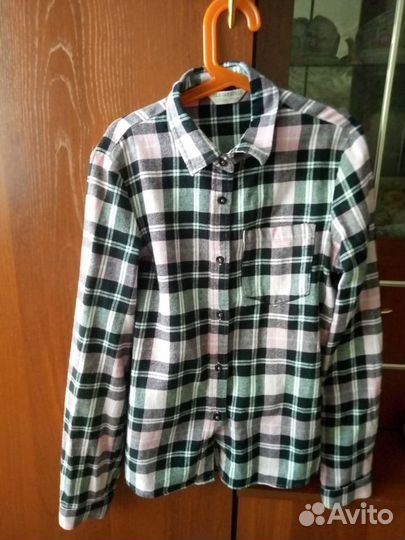 Рубашка теплая для девочки