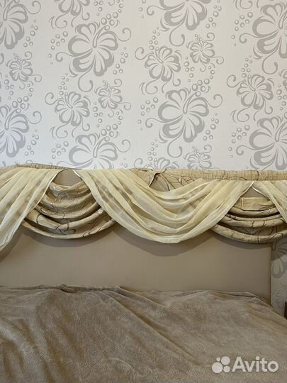 Шторы с ламбрикеном на 2 окна