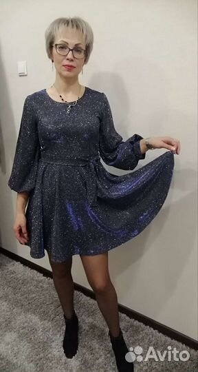 Вечернее платье 46 размера бу