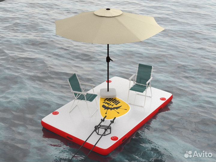 Надувной плот AirDeck для рыбалки