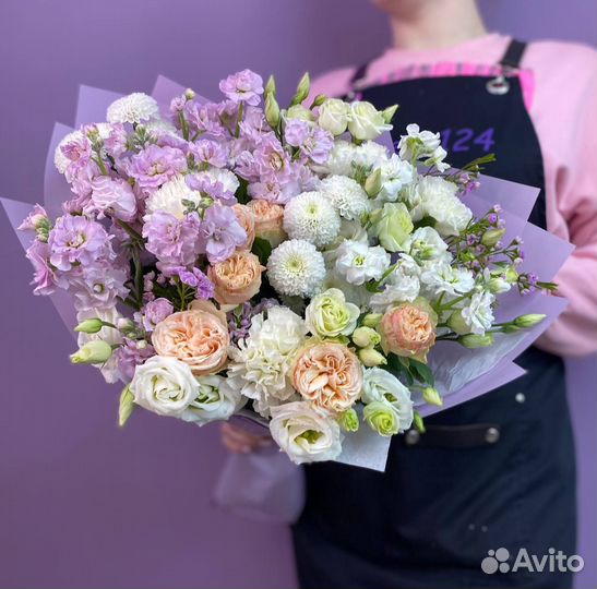 Букет цветы сборный букет доставка Flowers124