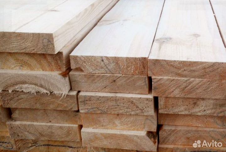 Доска обрезная пиломатериалы 50х150х6000