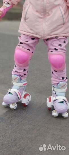 Раздвижные ролики-квады