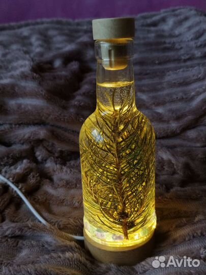 Светильник ночник из эпоксидной смолы