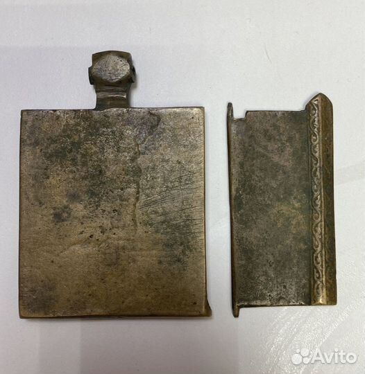 Иконка складень латунь»Христос Вседержитель»