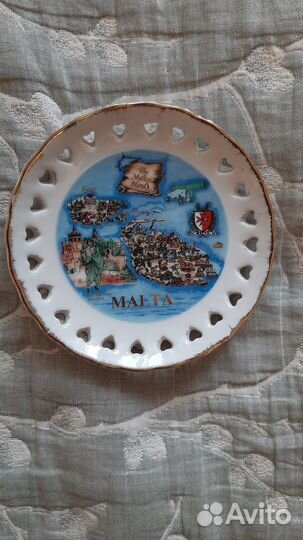 Тарелка декоративная. Мальта