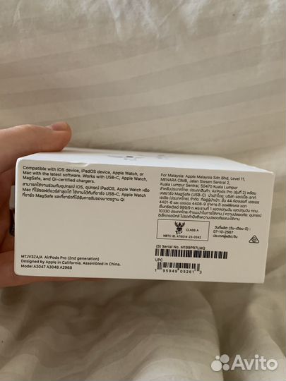 Наушники apple airpods 2 type-c