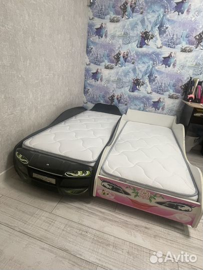 Кровать-машина детская 70х160 см (2шт)