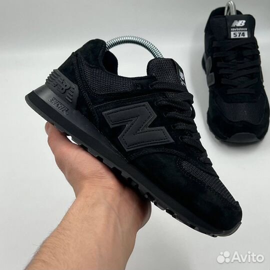 Кроссовки черные женские New Balance 574