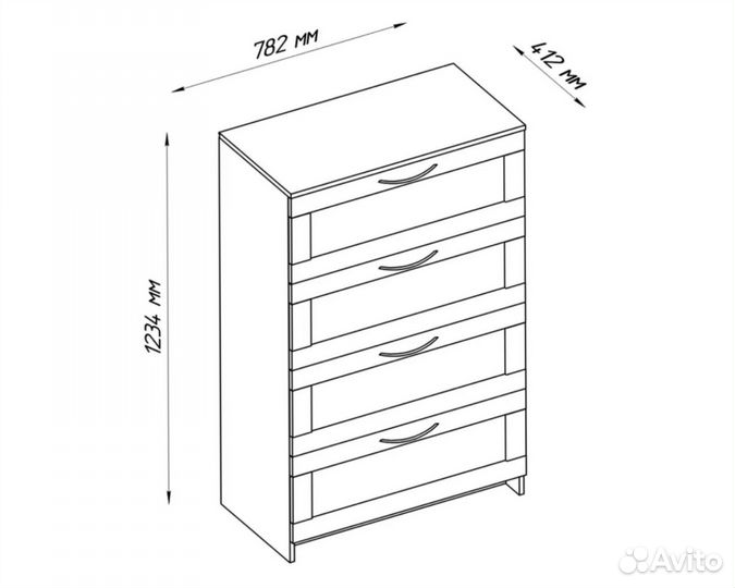 Комод IKEA Brimnes (Сириус)