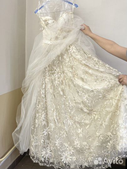 Свадебное платье 42 44 пышное