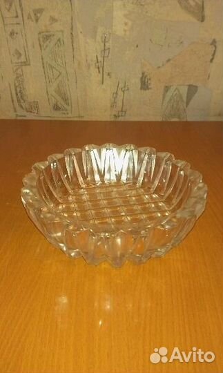 Салатница и пиалы хрусталь СССР