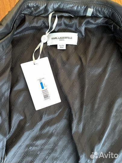 Оригинал Кожаная косуха Karl Lagerfeld XL