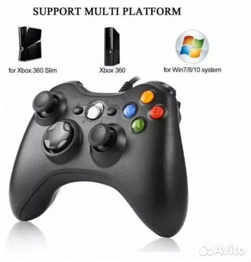Геймпад xbox 360 новый проводной