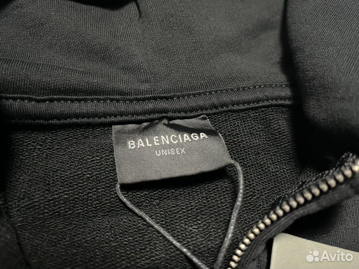 Balenciaga Paris Moon зип худи