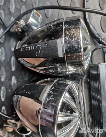 Колонки музыкальные на мото б/у Lanzar opti M