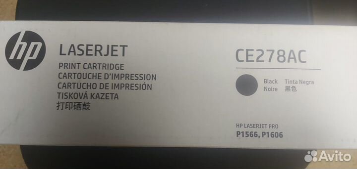 Картридж. HP laserjet CE278AC. Новый