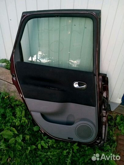 Дверь Рено-Сценик 2 задняя левая