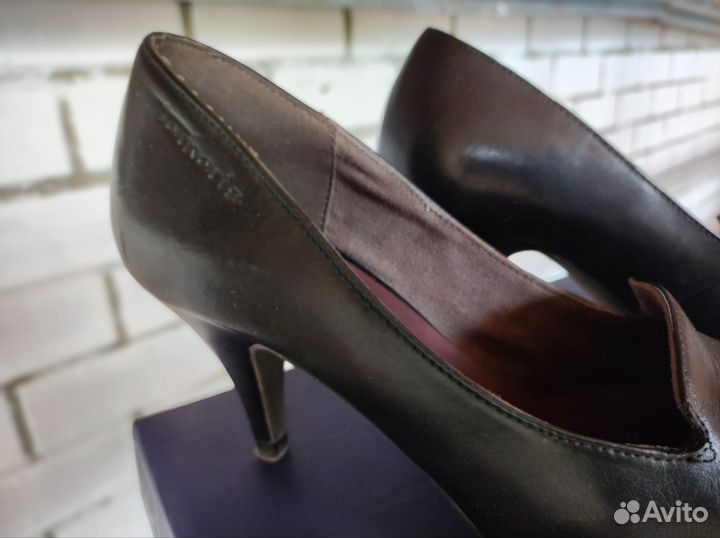 Туфли кожаные черные 36 размер