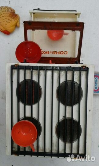 Детская газовая плита Сонечко СССР, жесть