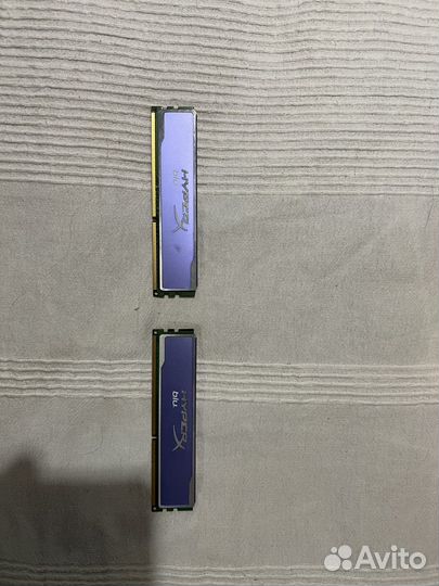 Оперативная память ddr3 2x4 gb HyperX