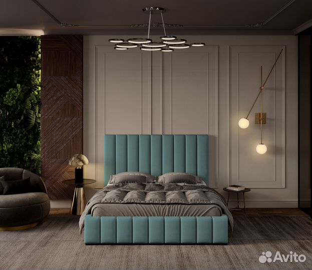 Кровать двуспальная 140x200 с подъемным механизмом