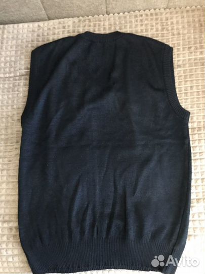 Жилетка школьная подростковая черная Перемена