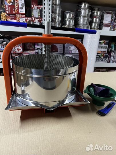 Пресс винтовой для ягод и фруктов 10л