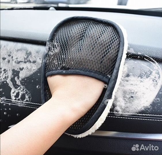 Перчатка для мытья автомобиля и поверхностей