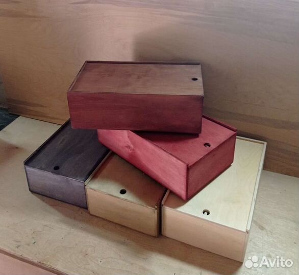 Ящик деревянный подарочный